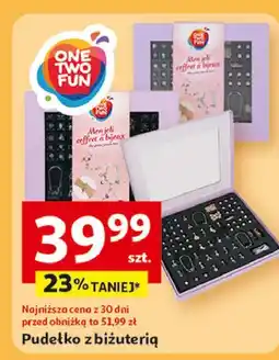 Auchan Pudełko z biżuteria One Two Fun oferta