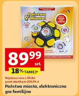 Auchan Panstwa-miasta - elektroniczna gra familijna Epee oferta