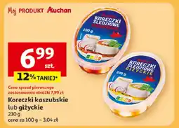 Auchan Koreczki śledziowe giżyckie Auchan Różnorodne (Logo Czerwone) oferta