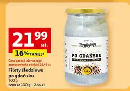 Auchan Filety śledziowe po gdańsku wytrawne z pieprzem Pomorski Targ Rybny oferta