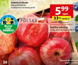 Auchan Jabłka szkolne oferta