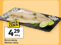 Auchan Dorsz czarny filet bez skóry oferta