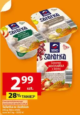 Auchan Sałatka śledziowa meksykańska z fasolą Seko oferta