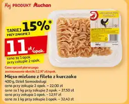 Auchan Mięso mielone z fileta kurczaka Auchan oferta