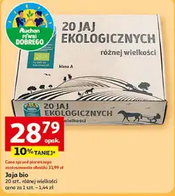 Auchan Jaja ekologiczne kl. a Auchan Pewni Dobrego oferta