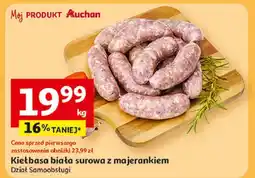 Auchan Kiełbasa biała surowa Auchan oferta
