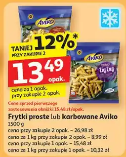Auchan Frytki original Aviko oferta