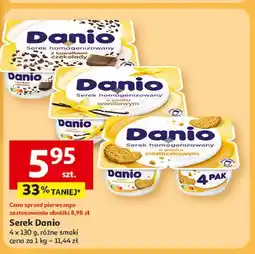 Auchan Serek ciasteczkowy Danone Danio oferta