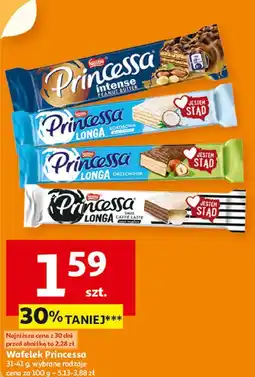 Auchan Wafelek white & black caffe latte Princessa oferta