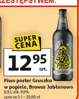 Auchan Piwo gruszka w popiele Browar Jabłonowo oferta