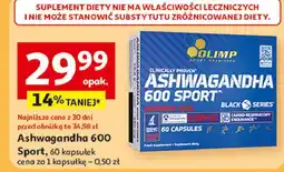 Auchan Ashwagandha w kapsułkach Olimp Sport Nutrition 600 oferta