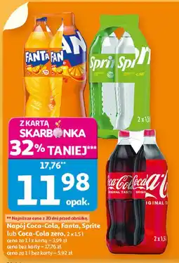 Auchan Napój Coca-Cola Zero oferta