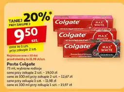 Auchan Pasta do zębów luminous Colgate Max White oferta