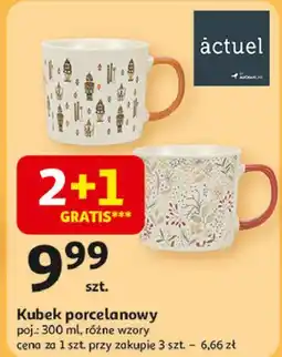 Auchan Kubek porcelanowy 300 ml Actuel oferta
