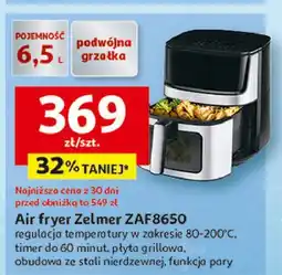 Auchan Air fryer zaf8650 Zelmer oferta