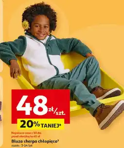 Auchan Bluza sherpa chłopięca oferta