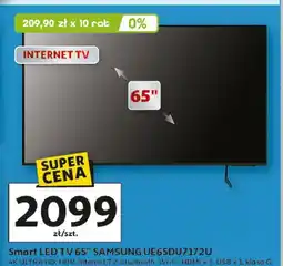 Auchan Telewizor 65 ue65du7172u Samsung oferta