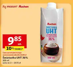 Auchan Śmietanka uht 36 % Auchan oferta