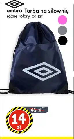 Tedi Torba na siłownię Umbro oferta