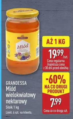 ALDI Miód wielokwiatowy nektarowy GRANDESSA oferta