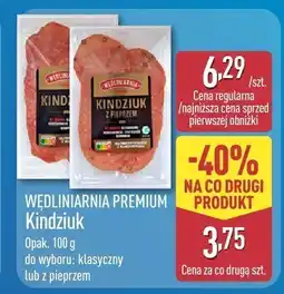 ALDI Kindziuk klasyczny Wędliniarnia Premium oferta