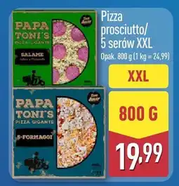 ALDI Pizza prosciutto XXL Papa Toni's oferta