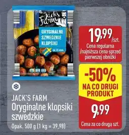 ALDI Oryginalne klopsiki szwedzkie JACK'S FARM oferta