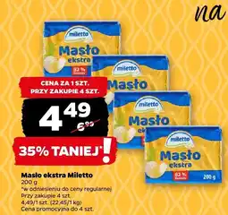 Netto Masło ekstra Miletto oferta