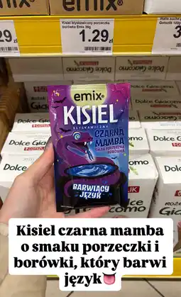 Dino Kisiel błyskawiczny Emix Czarna Mamba porzeczka borówka 30g oferta