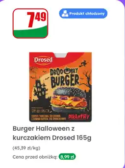 Dino Burger Halloween z kurczakiem Drosed 165g oferta