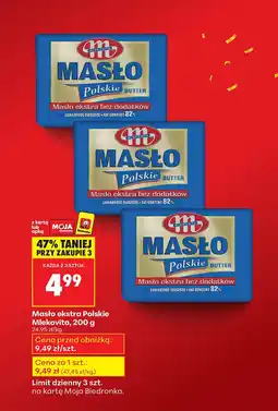 Biedronka Masło ekstra polskie 200 g Mlekovita oferta