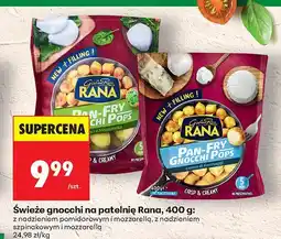 Biedronka Świeże gnocchi na patelnię z nadzieniem pomidorowym i mozzarellą Rana oferta