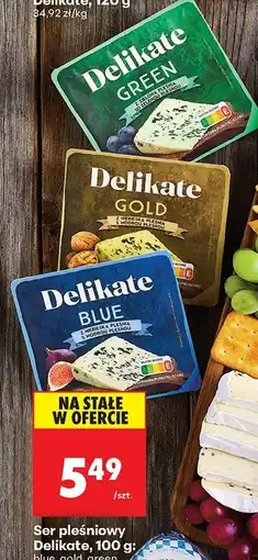 Biedronka Ser pleśniowy blue 100 g Delikate oferta