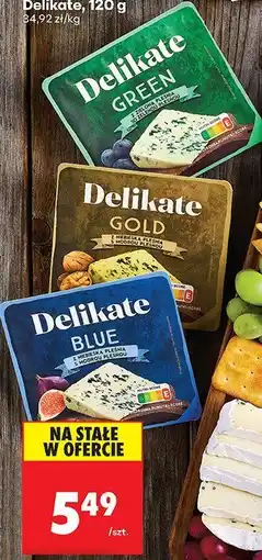 Biedronka Ser pleśniowy Delikate green 100 g oferta