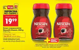 Biedronka Kawa rozpuszczalna Classic, 200 g Nescafé oferta