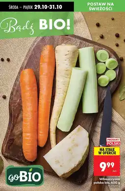 Biedronka Włoszczyzna polska bio 600 g go BIO oferta
