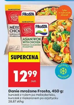 Biedronka Danie mrożone kurczak z ryżem po meksykańskiu Frosta oferta