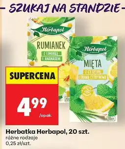 Biedronka Herbatka 20 szt. różne rodzaje Herbapol oferta