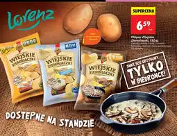 Biedronka Chipsy Wiejskie Ziemniaczki 130 g Lorenz oferta