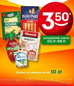 Żabka Parówki Berlinki z szynki 225 g oferta