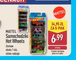 ALDI Samochodziki Mattel oferta
