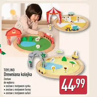 ALDI Kolejka drewniana Toylino oferta