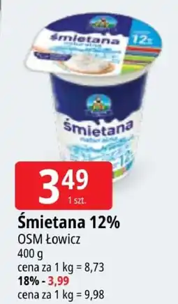 E.Leclerc Śmietana 12% OSM Łowicz oferta