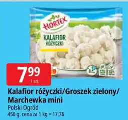 E.Leclerc Kalafior różyczki/Groszek zielony/Marchewka mini Polski Ogród Hortex oferta