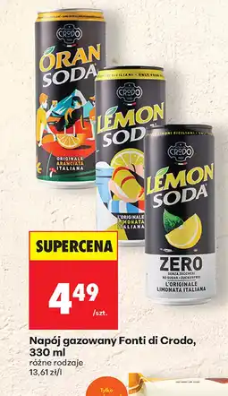 Biedronka Napój gazowany Fonti di Crodo oferta