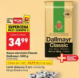 Biedronka Kawa ziarnista Dallmayr oferta