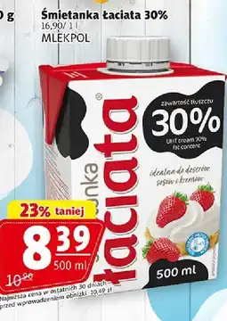 Prim Market Śmietanka łaciata 30% Mlekpol oferta