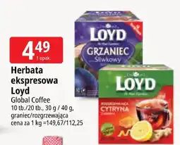 E.Leclerc Herbata Herbata ekspresowa Loyd Global Coffee oferta