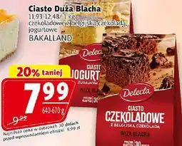 Prim Market Ciasto Duża Blacha czekoladowe, białe, jogurtowe, czekolada BAKALLAND oferta