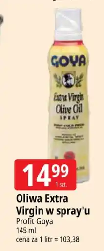 E.Leclerc Oliwa Oliwa Extra Virgin w spray'u Profi Goya oferta
